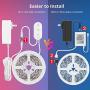 Govee LED Strip Lights RGBIC, 16.4FT Bluetooth Color Changing Rainbow LED Lights, APP Control with Segmented Control Smart Color Picking, Multicolor LED Music Lights for Bedroom, Room, Kitchen, Party