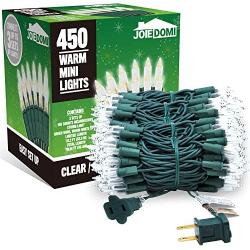 3 Sets 150 Counts Clear Green Wire Christmas Light, Warm White Lights for Indoor or Outdoor Christmas Decorations