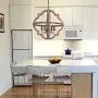 Trongee Farmhouse Orb Chandelier, Rustic Wood Pendant Light Fixtures, Adjustable Height, Industrial Handmade Hanging Lamp for Kitchen Island Dining Living Room Bedroom Entryway, 4-Light