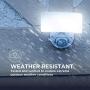 Home Zone Security Motion Sensor Light - Outdoor Weatherproof Wide Coverage LED Security Flood Light