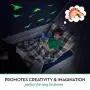 Dinosaur Wall Decals for Boys Girls Room, Glow In The Dark Stickers, Large Removable Vinyl Decor for Bedroom, Living Room, Classroom -Cool Light Art, Kids Birthday Christmas Gift ,Toddlers and Teens .
