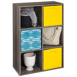 ClosetMaid 4166 Cubeicals Organizer, 6-Cube, Natural Gray