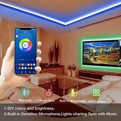 Daybetter SMD 5050 App Control Bluetooth Led Strip Lights- 50ft