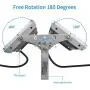 LED Flood Light Outdoor, Sararoom 200W IP65 Waterproof LED Security Lights, 18000LM 6000K Cold White Spotlight, Floodlight Landscape Wall Light for Yard, Street, Parking Lot, Garage