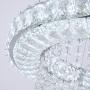 Maxax Modern Crystal Chandelier Lighting Ceiling 1 Ring Led Light Fixtures Hanging for for Dining Room, Living Room