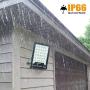 Solar LED Flood Light, 200W Dusk to Dawn Outdoor Floodlight Dimmable Daylight White Security LED Lighting with Remote Control, IP66 Waterproof for Billboard, Yard, Garden, Pathway