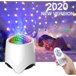 Nitasa Star Projector for Bedroom,Night Light Projector for Kids,Galaxy Projector with White Noise Function,Bluetooth Music Speaker/IR Remote,Bedroom/Ceiling Decor,Yoga,Meditation,Party