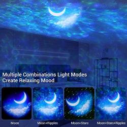 Star Projector, OxyLED Galaxy Light Projector with Moon, LED Nebula Cloud, 43 Color Effects Night Light Projector with Remote Control for Bedroom,Ceiling, Car, Gift for Christmas,Valentines Day