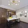 KOSTOMO 8 Light Sputnik Chandelier Brushed Brass Rustic Flush Mount Ceiling Light Gold Modern Pendant Lighting Fixtures for Kitchen Bathroom Dining Room Bedroom Hallway （8C Lights-Brass）