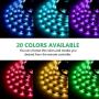YIJUYX LED Strip Lights 16.4ft 5m, SMD 5050 RGB LED Light Strip with 44 Keys IR Remote Controller, Flexible Color Changing Light Strip for Home, Room, Bedroom, Kitchen Decoration, 12V Power Supply