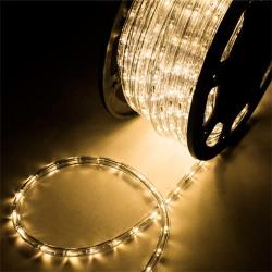 Leisurelife Waterproof LED Rope Lights Outdoor, Warm White, 150FT / 45M, 1620 Lights