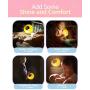SomeShine Kids Night Light - Rechargeable Moon Nursery Night Light with Auto-Off Timer, Safe and Durable Kawaii Lamp and Glowing Companion for Baby Feeding, Diaper Changing and Midnight Bathroom Trips