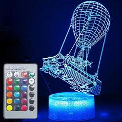 Batttlebus Game Room Night Lights Lamp 3D Vision Effect LED Night Light Desk Table Light Remote Control & 16 Colors Birthday Holiday Gift Ideas Decorations for Boys Teen Boyfriends(Battlebus(Remote))