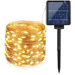 Solar String Lights 300 LED, AUOPLUS 99 FT Solar Powered Fairy Light, 8 Modes Waterproof String Light, Decorative Hanging Lights for Bedroom Outdoor Indoor Garden Backyard Patio Home Christmas