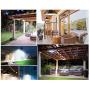 DiDi DENG Solar Pendant Lights Outdoor Hanging Shed Lamp Remote Brightness Adjustable Barn LED for Kitchen Garden Yard Patio Balcony Home Auto On/Off