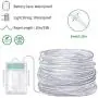Govee Rope Lights with Remote Control, 33 Ft Led Rope Lights Warmwhite Waterproof 8 Modes Timer Battery Operated Outdoor String Lights for Wedding Party Garden Boat Landscape Lighting Outdoor Decor