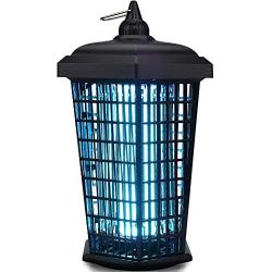 Bug Zapper Outdoor Mosquito Trap Fly Killer, 4200v Electric Insect Lamp Catcher 30W Powerful for Flies Waterproof - Electronic Light Bulb for Garden, Backyard, Patio Large, Home, 1 Acre, Plug in