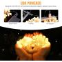 Fairy Globe String Lights 60 LED USB Power 19.7ft Ball String Lights with Remote control, Waterproof Ball String Lights for Bedroom, Indoor Outdoor, Party, Wedding, Christmas, Garden Decor, Warm White