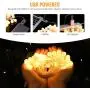 Fairy Globe String Lights 60 LED USB Power 19.7ft Ball String Lights with Remote control, Waterproof Ball String Lights for Bedroom, Indoor Outdoor, Party, Wedding, Christmas, Garden Decor, Warm White