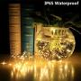 Solar String Lights, Sunlitec 100 LEDs Starry String Lights, Copper Wire Solar Lights Ambiance Lighting for Outdoor, Gardens, Homes, Dancing, Christmas Party 2 Pack Solar String Lights, Sunlitec 100 LEDs Starry String Lights, Copper Wire Solar Lights Ambiance Lighting for Outdoor, Gardens, Homes, Dancing, Christmas Party 2 Pack