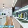 JESLED 65.6ft/20M Cool White LED Strip Lights ,6500K,Dimmable,24V DC LED Tape Lights for Living Room, Kitchen, Cabinet, Media Room, Dining Room, Corridor Decoration