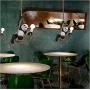 RTRY Modern Romantic Living Room lamp Panda Zoo Decoration Hemp Rope Chandelier Bar Restaurant Bed And Breakfast Style Wooden House Plant Lamp Living Room, Bedroom, Corridor, Study, Dining Room, Kitch