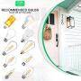 Outdoor Wall Lantern, Exterior Waterproof Wall Sconce Light Fixture, Matte Black Anti-Rust Wall Mount Light with Clear Glass Shade, E26 Socket Wall Lamp for Porch Entryway Doorway (Bulb Not Included)