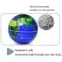 Unique Magnetic Levitation Floating World Map Globe Floating Globe LED Lights Students Business Girlfriend Boyfriend Birthday Gift Desk Decoration-3_inch_Blueball