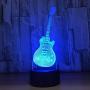 3D LED Lamps Light up for Kids Gift Living Room Guitar Shape 3D Night Light Musical Instruments Lamp 3D LED USB 3D Bedside Lamp Home Decor for Kids New Year Gift SGFG