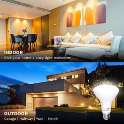 BR30 Flood Light Bulbs Indoor Outdoor by Bioluz LED Instant ON DIMMABLE Soft White 3000K 65-95 Watt Replacement Using 11 Watts 92 CRI UL Listed 2016 JA8 High Efficacy Lighting