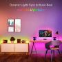 Nexillumi 16.4 Foot LED Strip Lights with Remote Music Sync LED Lights for Bedroom Color Changing SMD5050 RGB LED Strip Lights
