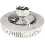 Dimmable Chandelier Ceiling fan light with Remote Control,7-Blades and Bamboo Leaf Style LED Light for Dining Room/Bedroom Office 110V
