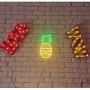 Britrio LED Neon Light Sign, 14”x7” Pineapple Neon Sign Wall Hanging Sign Wall Art for Bar Bedroom Living Room Kid’s Room Party,Home Decor Neon Night Light USB Powered(Yellow)