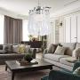 Sweety House Crystal Ceiling Fan Remote Control Modern Invisible 8 Leaf Fan Light Decoration Living Room Dining Room Chandelier 42 Inch(8 Leaf Style)
