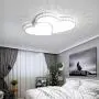 Gdrasuya10 110V Crystal Modern Heart-Shaped Design Ceiling Lamp, Crystal Flush Mount Ceiling Light for Living Room Bedroom, Cool White