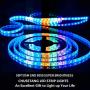 50ft Led Strip Lights, CHUSSTANG LED Lights Strip for Bedroom, LED Lights with 44 Keys IR Remote Controller, Color Changing 5050 RGB 360 LEDs, LED Tape Light Strip Music Sync & Timer for Bedroom