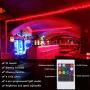 16.4 Feet Flat Flexible LED Rope Lights, Color Changing RGB Strip Light with Remote Control, 8 Colors Multiple Modes, Plug in Novelty Lighting, Connectable and Waterproof for Home Kitchen Outdoor Use