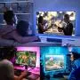 LED Strip Lights 9.8ft TV LED Backlight for 32~75inch TV PC Mirror with 44 Keys RF Remote, 28 Scene, DIY Color 5050 RGB Light Strips Kit, USB Power