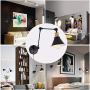 Larkar Swing Arm Wall Lamp Plug-in Cord Industrial Wall Light, with On/Off Switch, E26 Base UL Listed,1-Light Bedroom Wall Sconce Fixtures,Bedside Reading Lamp