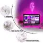 XIYUNTE Pink Neon Light Lightning Bolt Led Neon Sign Wall Light Battery and USB Operated Lightning Neon Lights Pink Neon Signs Light up for The Home,Kids Room,Bar,Party,Christmas,Wedding