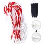 Christmas Candy Cane Pathway Marker Lights,LED Yard Lawn Pathway Markers Outdoor Candy Pathway Markers Christmas Indoor/Outdoor Decoration Lights UL588 Certified,18ft Length (Orange)