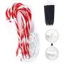 Christmas Candy Cane Pathway Marker Lights,LED Yard Lawn Pathway Markers Outdoor Candy Pathway Markers Christmas Indoor/Outdoor Decoration Lights UL588 Certified,18ft Length (Orange)