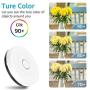 Olafus LED Ceiling Light IP54 Waterproof, 1600LM Round Bathroom Light, 4000K Daylight 18W(120W Equivalent) Mount Flush Ceiling Lamp 9 Inch for Kitchen, Bedroom, Livingroom, Hallway, Non Dimmable
