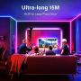 Onforu 49.2ft LED Strip Lights for Bedroom, 15m RGB LED Light Strip with Remote, Color Changing Rope Lights with 5050 LEDs, 24V Colored Room Lights, Adhesive Tape Light for TV, Ceiling, Cupboard, Bar