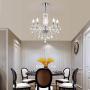 Express Crystal pendant chandelier/light fixture for dining room/living room/foyer H.25'' X W.25'' (5 lights)