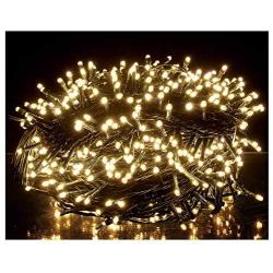 OZS-115Ft 300LED Super Bright Christmas String Lights Indoor/Outdoor, Waterproof 8 Modes (UL Certified), Green Wire Christmas Lights for Xmas Tree Garden Patio Decor (Warm White Unextendable)