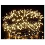 OZS-115Ft 300LED Super Bright Christmas String Lights Indoor/Outdoor, Waterproof 8 Modes (UL Certified), Green Wire Christmas Lights for Xmas Tree Garden Patio Decor (Warm White Unextendable)