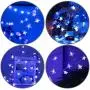 amadecohome Star String Lights, 100 LED Fairy Lights Plug in, Waterproof Christmas Decorations Lights for Indoor, Outdoor, Wedding Party, Christmas Tree, Bedroom (Blue)