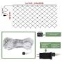 Oopswow Garden Net String Light Mesh Tree Light Outdoor String Light Twinkle Light 9.8ft x 6.6ft 192LED 8Mode for Tree wrap Lawn Backyard Indoor Christmas Decor (Warm White)