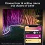 Philips Hue Smart Outdoor Lightstrip, 2m/7ft, (Voice Compatible with Amazon Alexa, Apple Homekit, and Google Home, Hue Hub Sold Separately), White (555904)